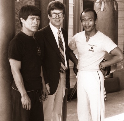 Yates with Chia Sirisute and Dan Inosanto in 1981.

