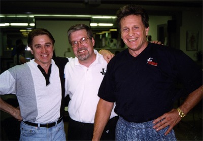 John Corcoran, Keith Yates and Joe Lewis at the first ever Nationally Certified Instructor Training at the Cooper Institute in 1999.

